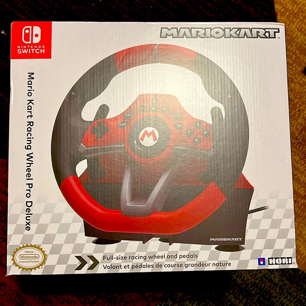Mario Kart Racing Wheel Pro Deluxe